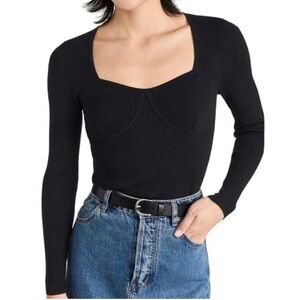 Madewell Wide Wide Rib Sweater Top